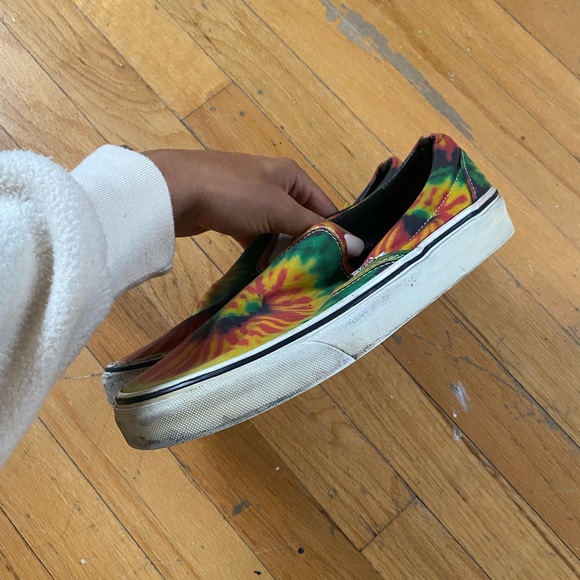 Tie Dye Slip On Vans - Picture 3 of 3